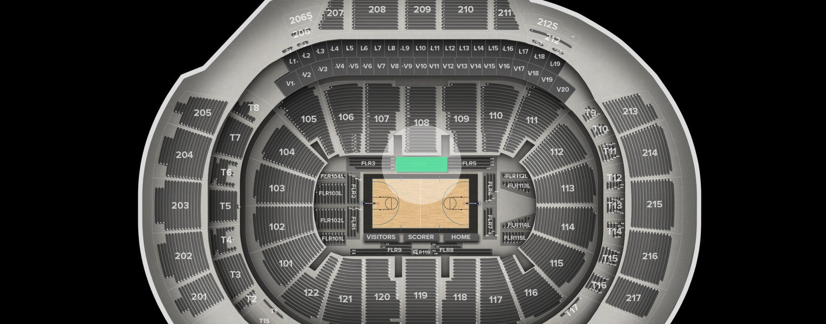 Seat view from 