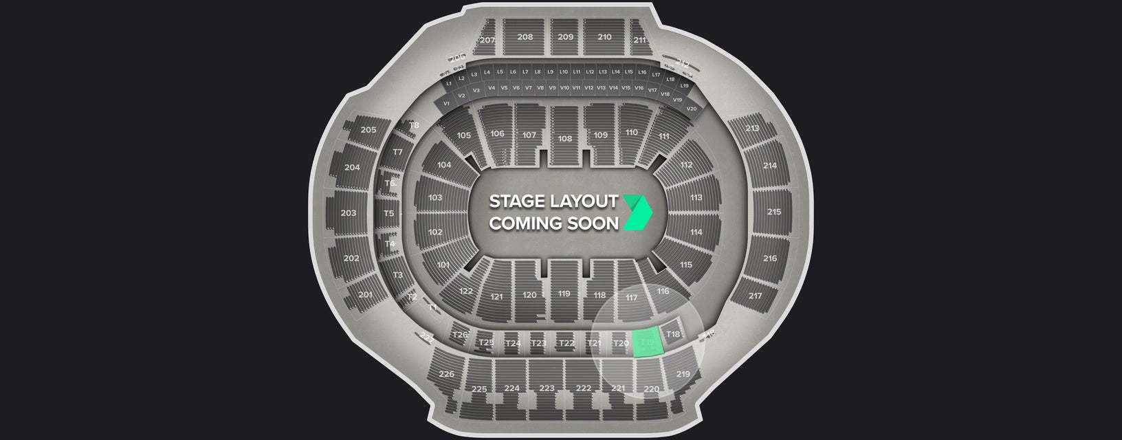 Seat view from Suite