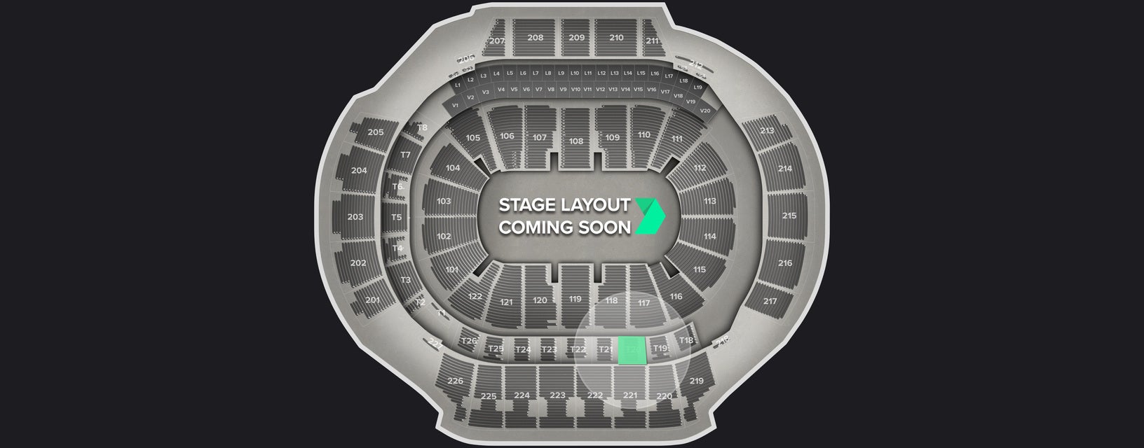 Seat view from Suite