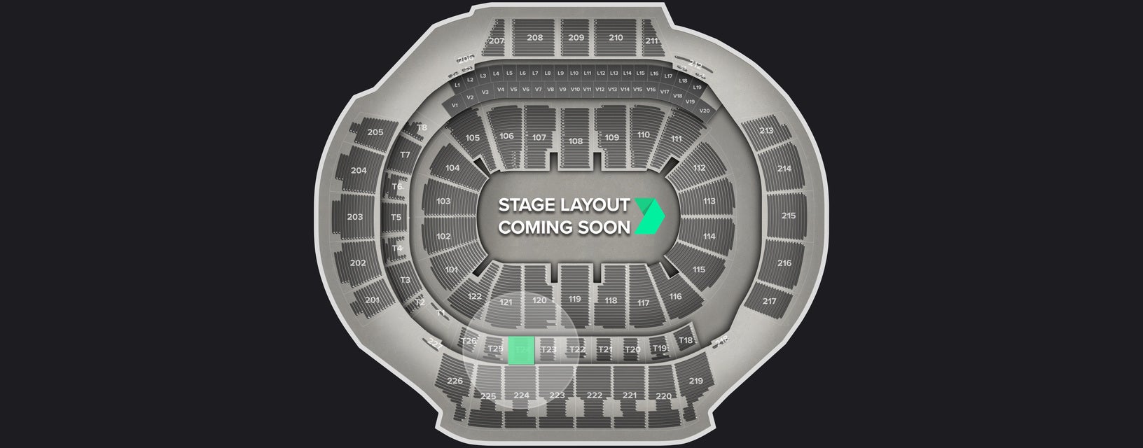 Seat view from Suite