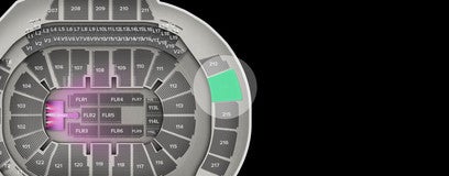 Seat view from Upper