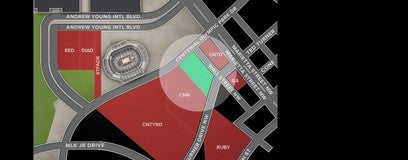 Seat view from AJC Lot