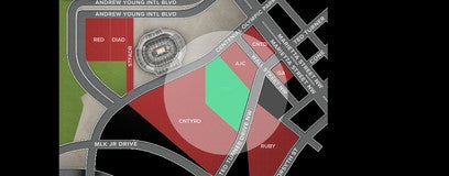 Seat view from CNN Lot