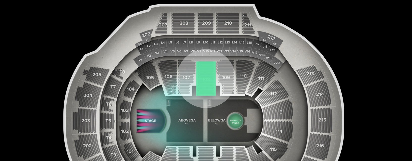 Seat view from Lower