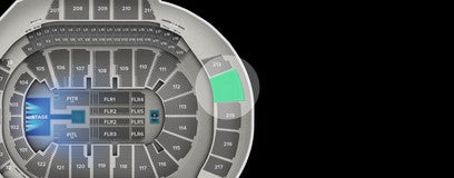 Seat view from Upper