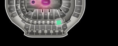 Seat view from Suite