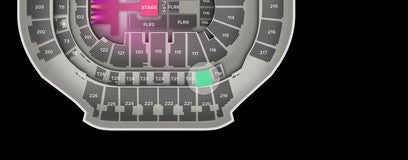 Seat view from Suite