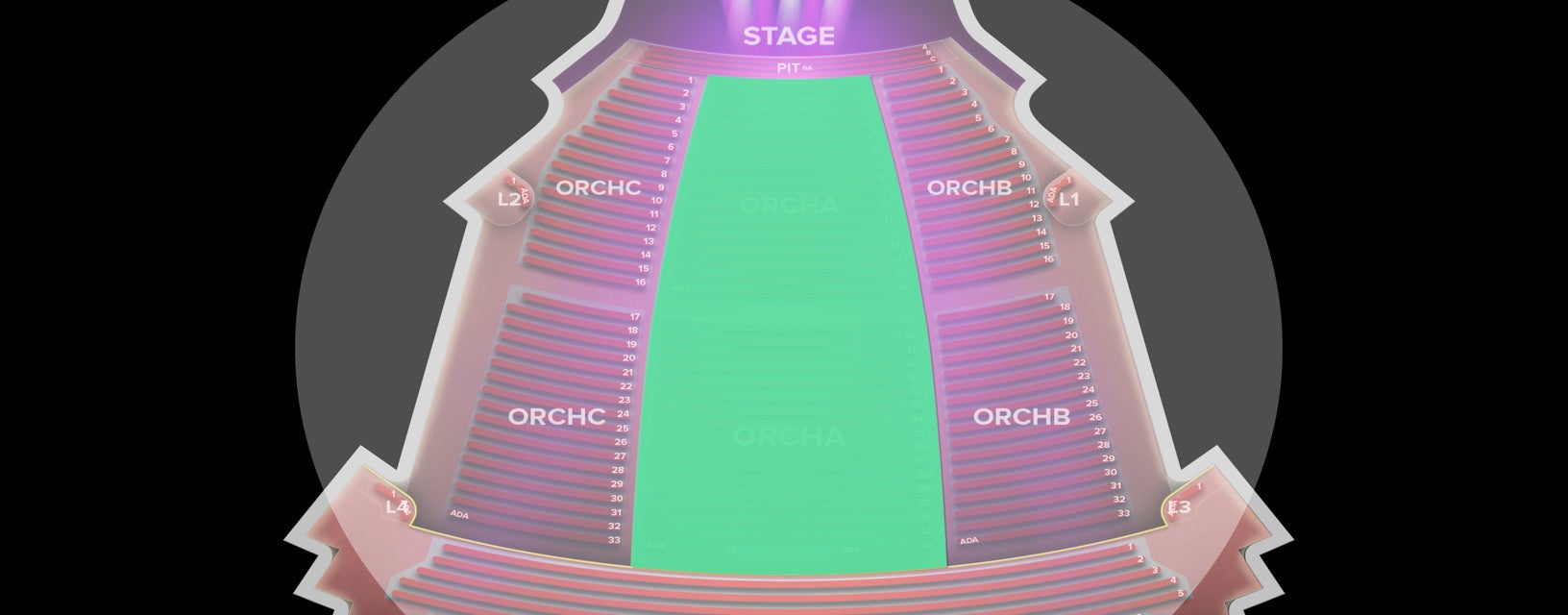 Seat view from 