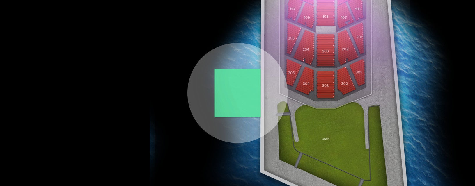 Seat view from Reserved