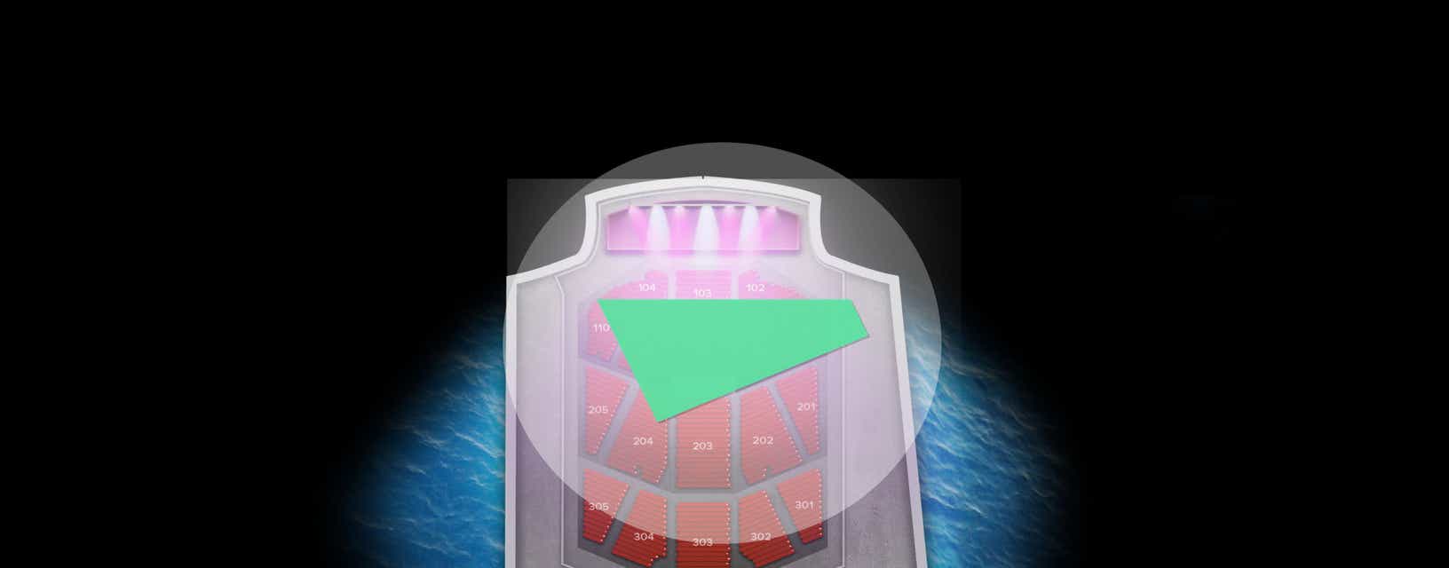 Seat view from Reserved