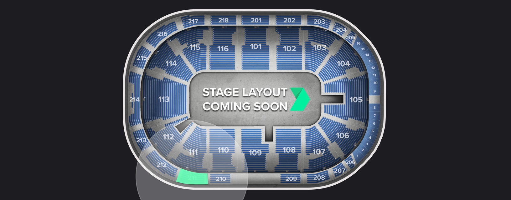 Seat view from Upper