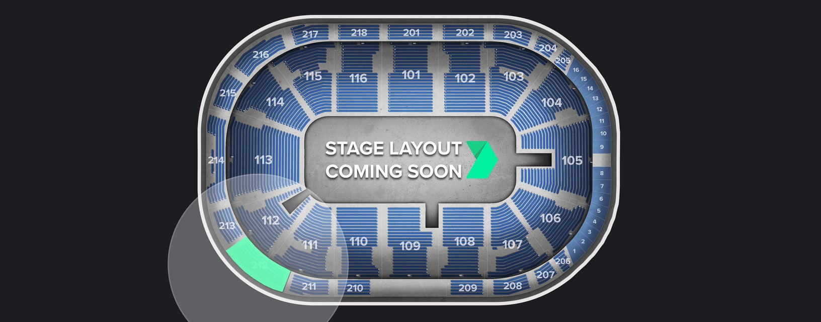 Seat view from Upper