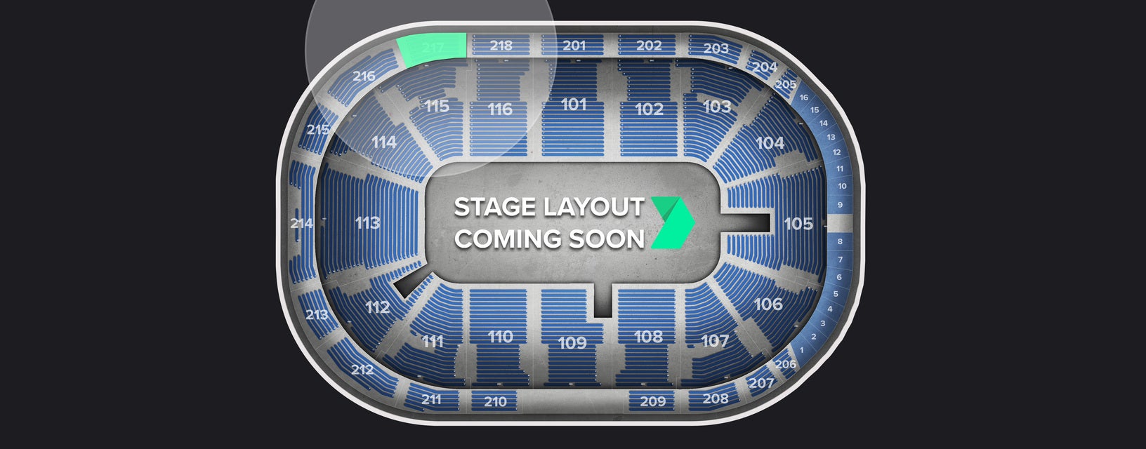Seat view from Upper