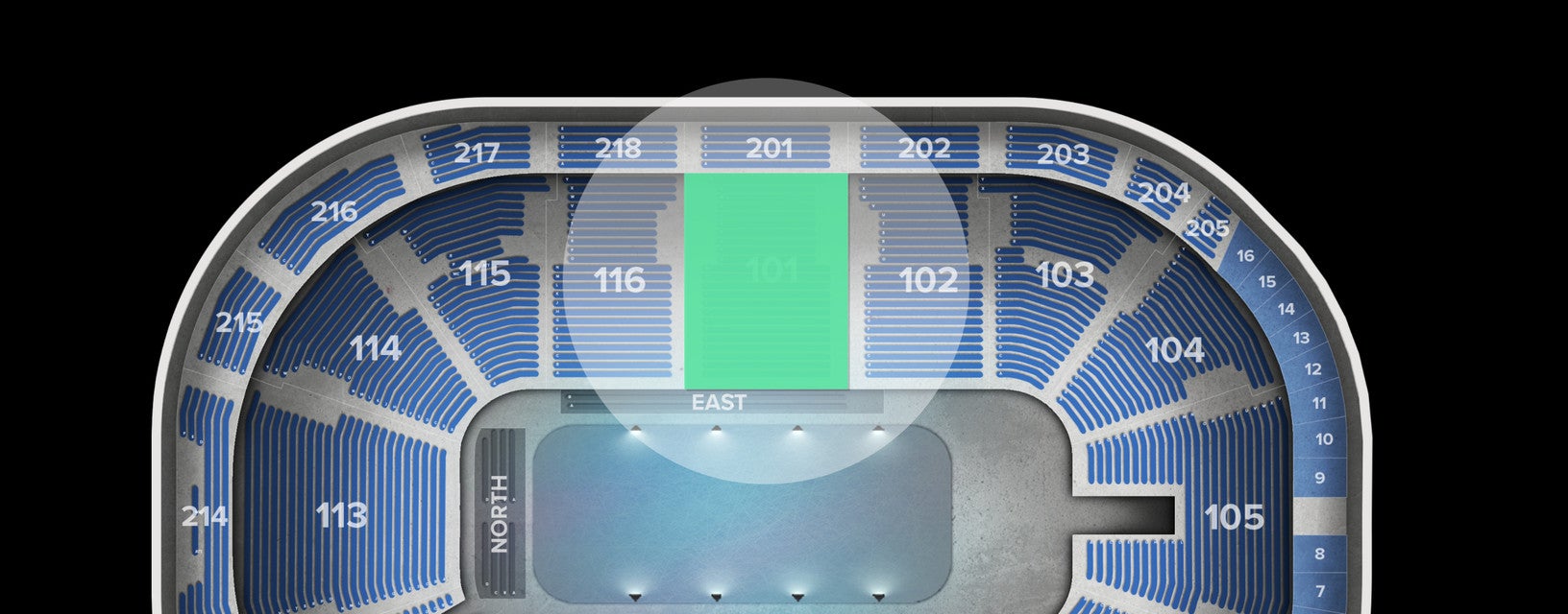 Seat view from Lower