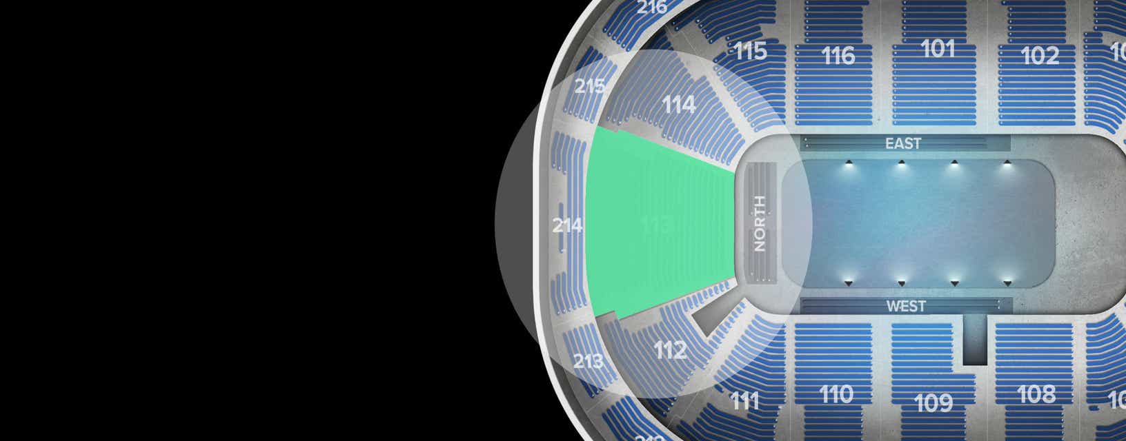 Seat view from Lower