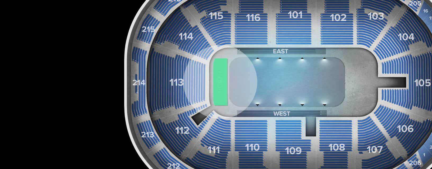 Seat view from Floor