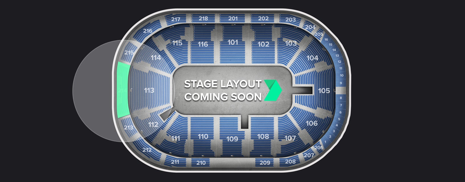 Seat view from Upper