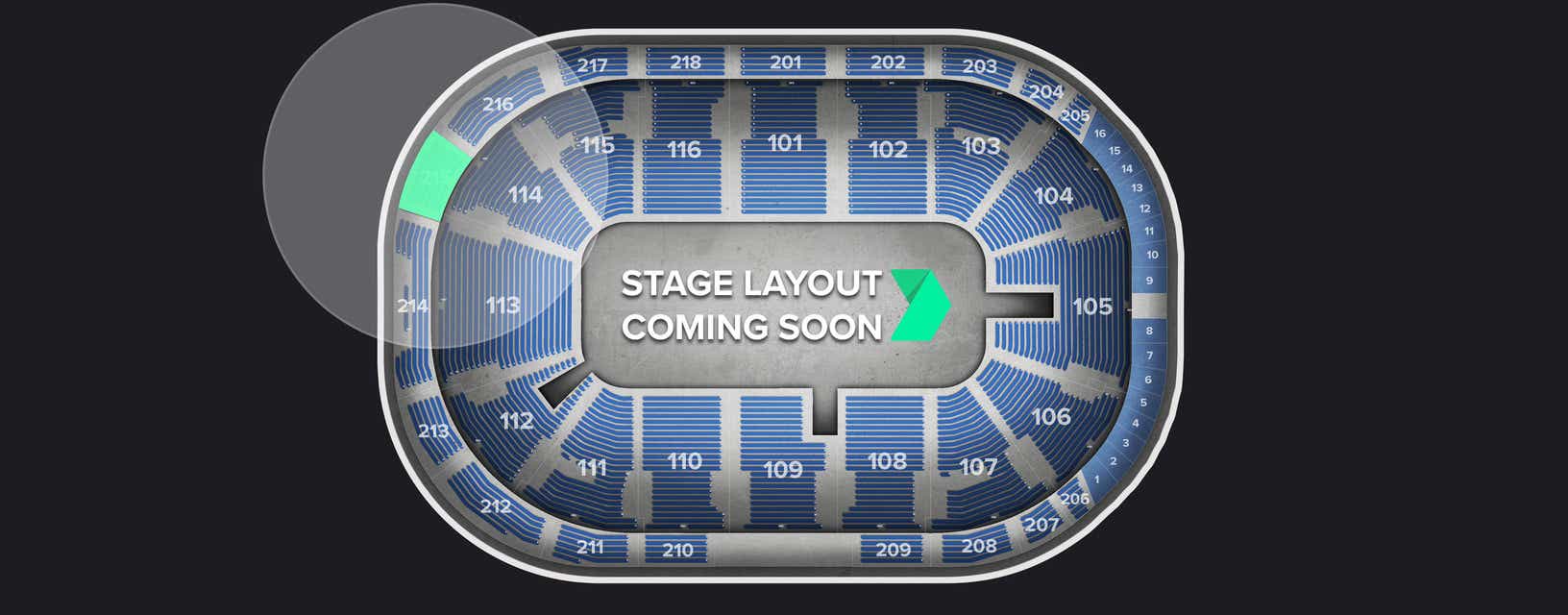 Seat view from Upper