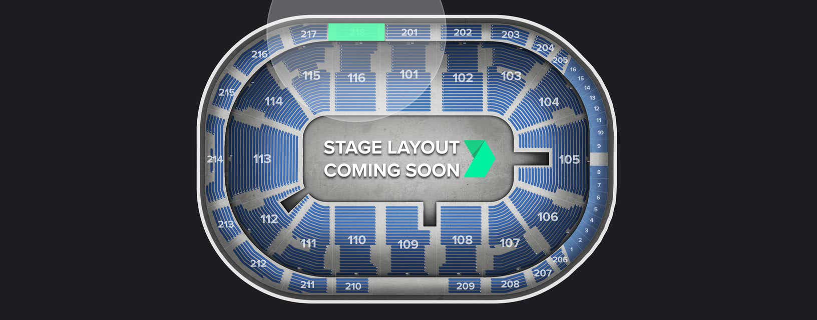 Seat view from Upper