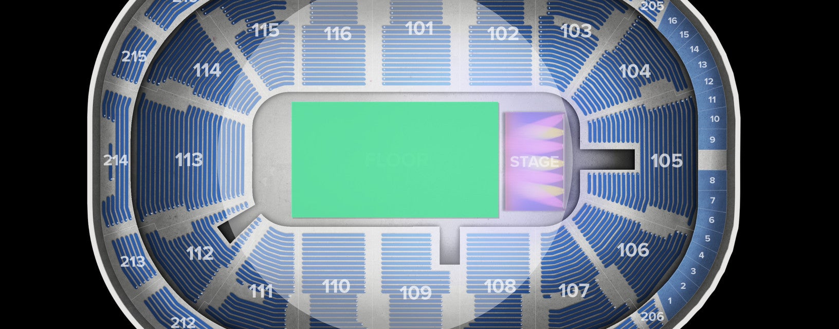 Seat view from Floor