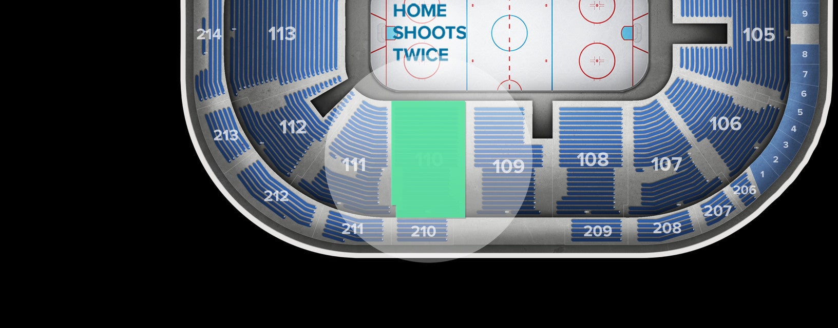 Seat view from Lower