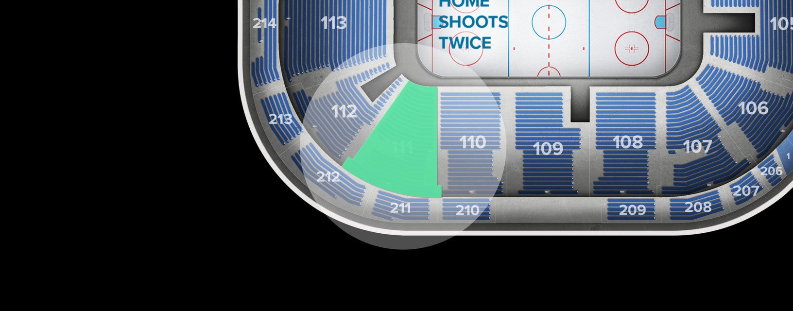 Seat view from Lower