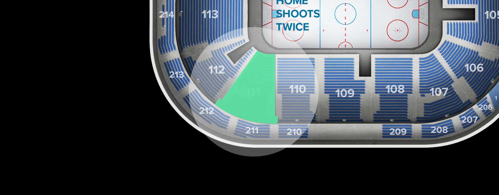 Seat view from Lower