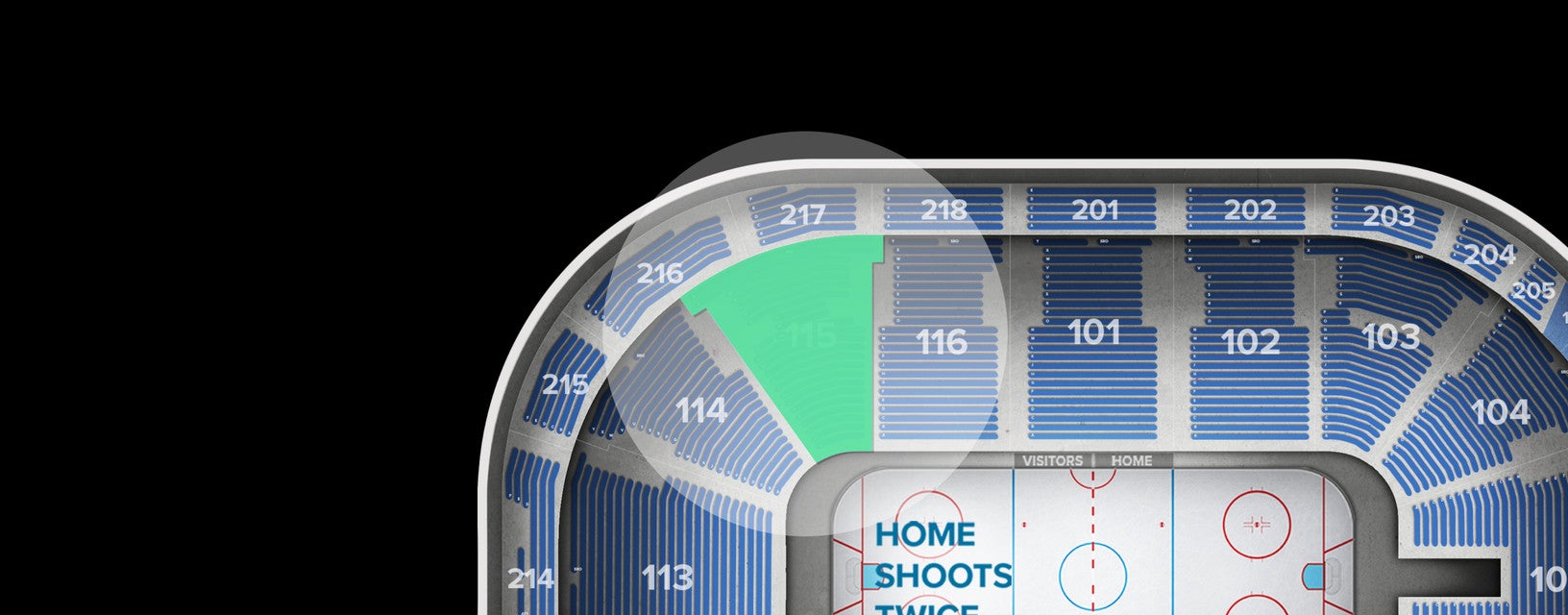 Seat view from Lower