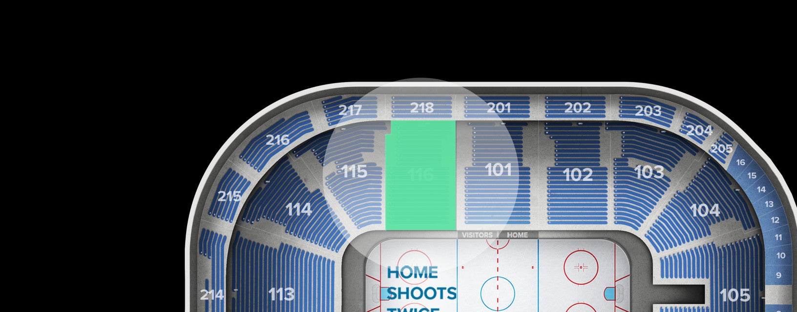 Seat view from Lower
