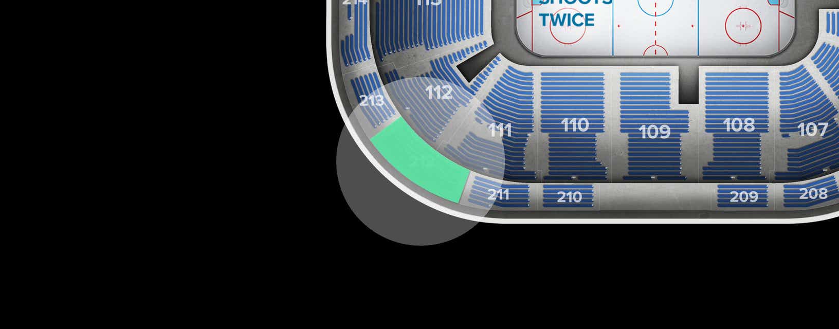Seat view from Upper