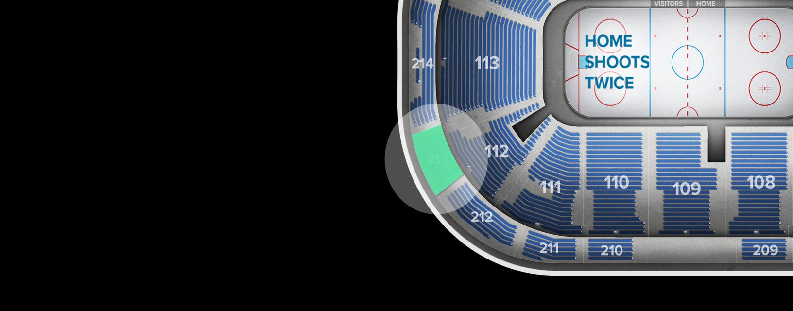 Seat view from Upper