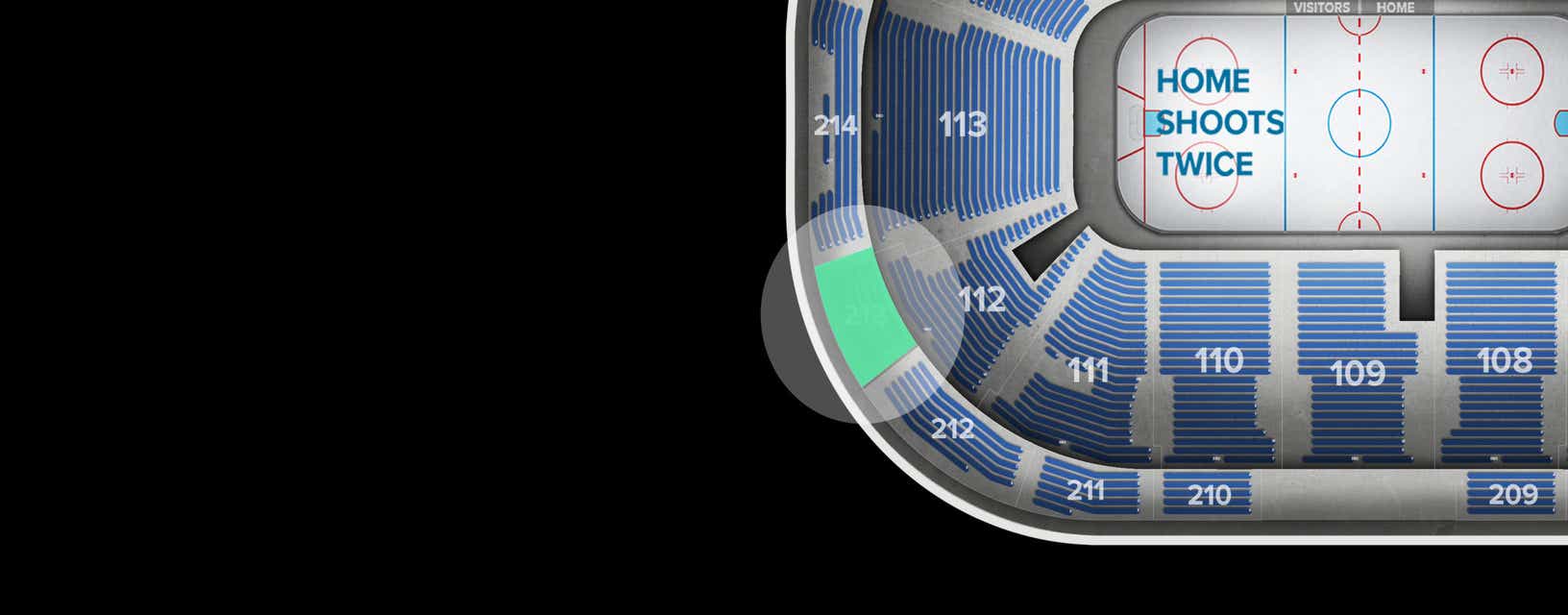 Seat view from Upper