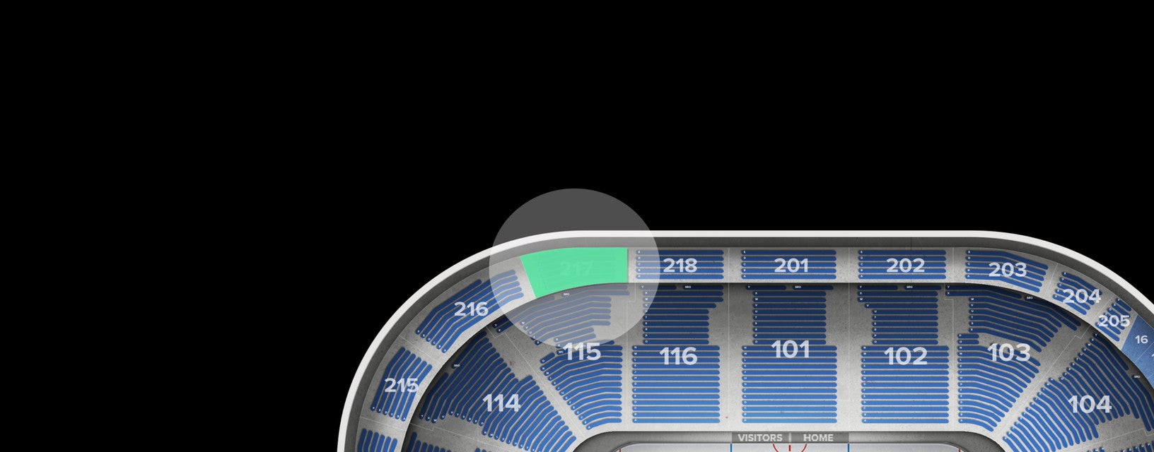 Seat view from Upper