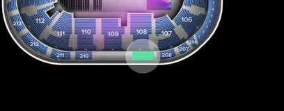 Seat view from Upper