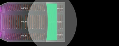 Seat view from Mezzanine