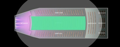 Seat view from Orchestra