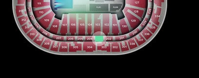 Seat view from Middle