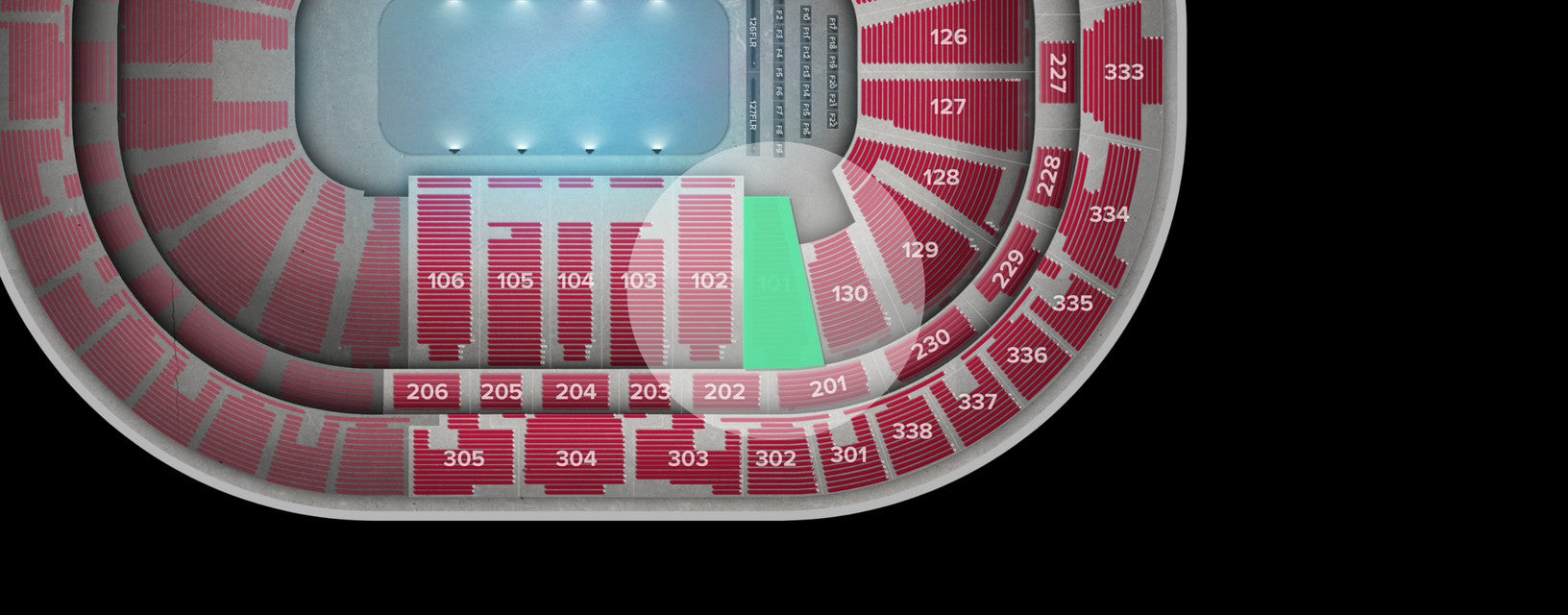 Seat view from Lower