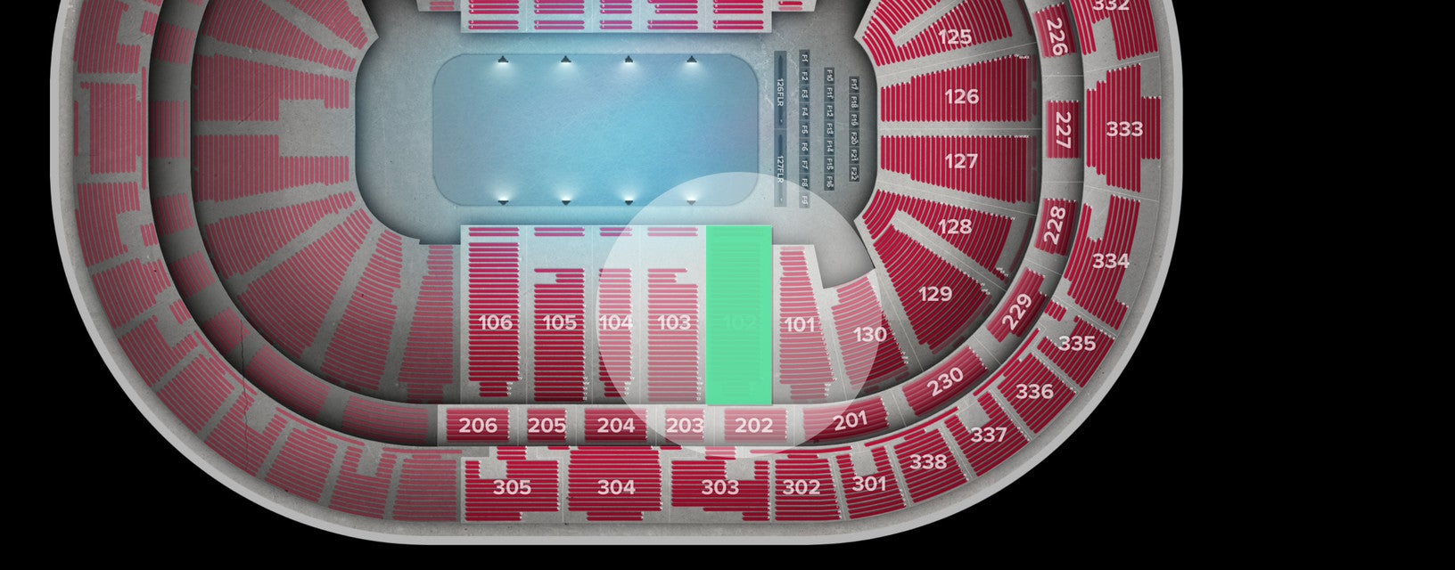 Seat view from Lower