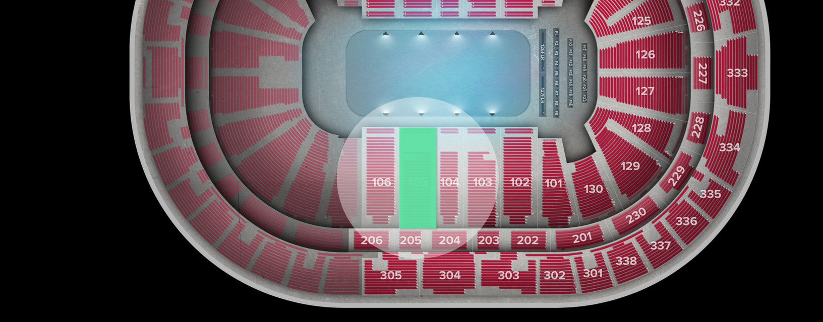 Seat view from Lower