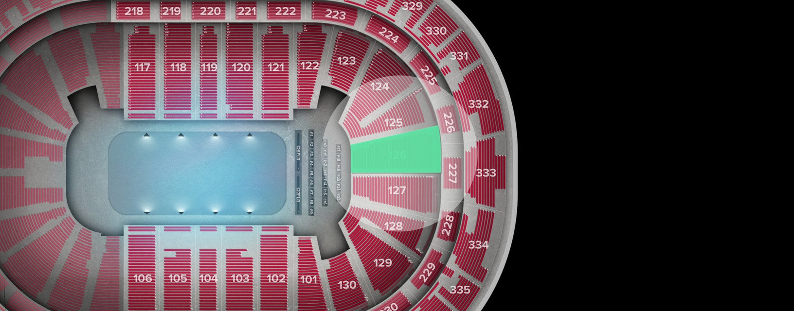 Seat view from Lower