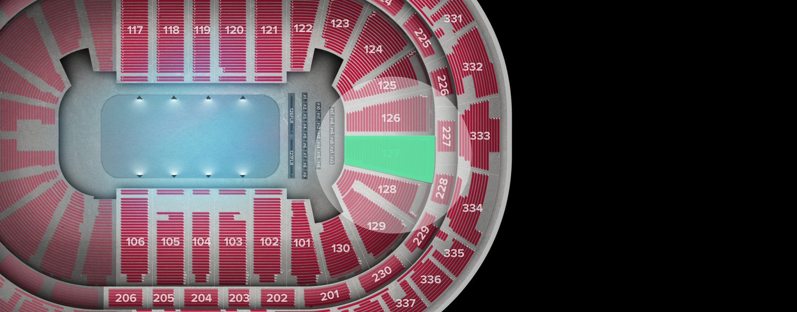 Seat view from Lower