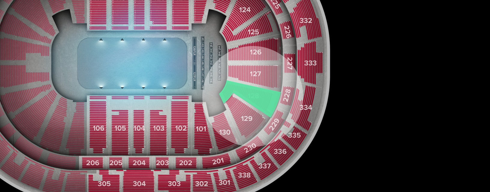 Seat view from Lower