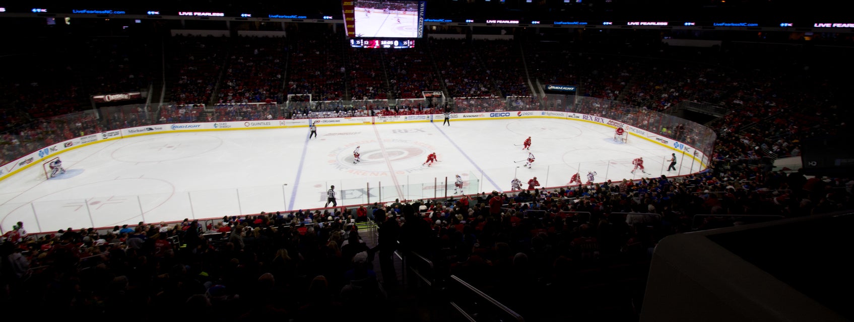 Seat view from Center Ice Premier