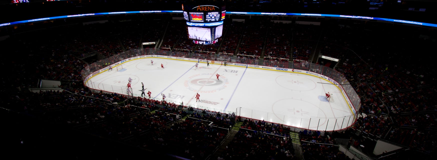 Seat view from Center Ice Club