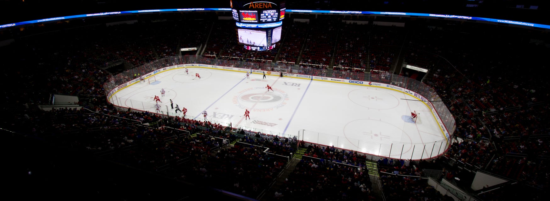 Seat view from Center Ice Club
