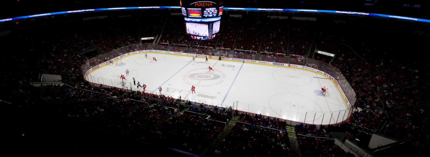 Seat view from Center Ice Club