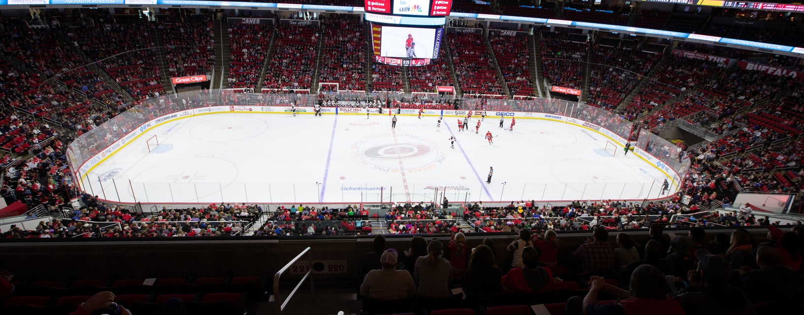 Seat view from Center Ice Club