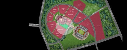 Seat view from VIP Lot