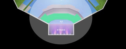 Seat view from Gold Circle